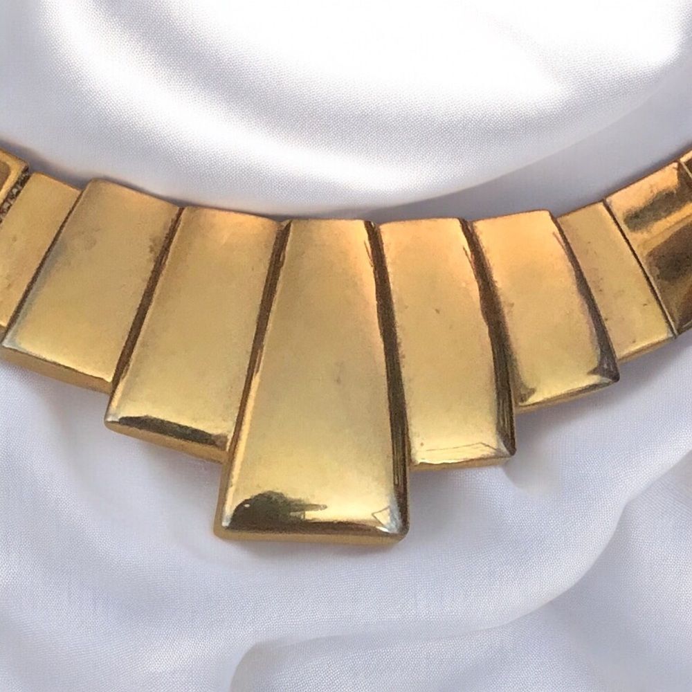 Vintage Napier Steeped Geometric Necklace - Picture 6 of 6